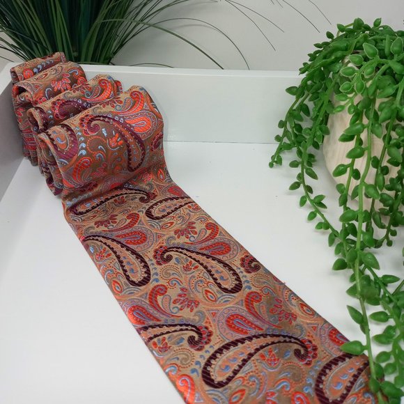 NWOT Verse 9 Haute Colture By Maurizio 100% Silk Neck Tie - Picture 1 of 1
